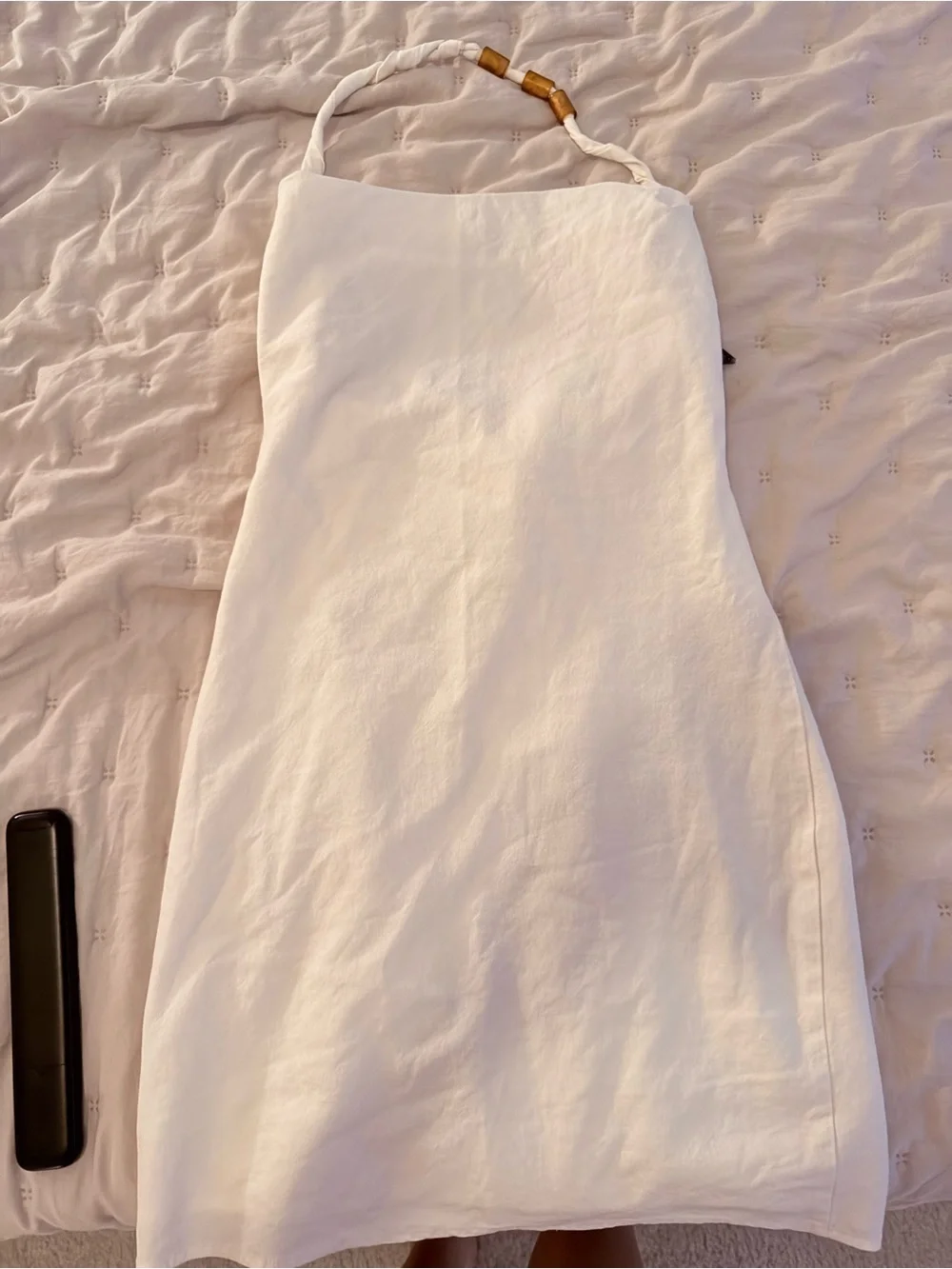 Zara whithe Halter Mini Dress - Picture 3 of 4